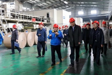 国家邮政局赵民一行莅临银河官方入口(中国)最新官网入口调研快递包装绿色治理试点工作