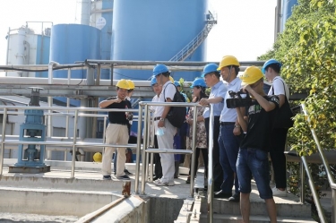 浙江省生态环境厅一行到莅临银河官方入口(中国)最新官网入口考察指导