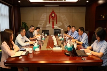 中国进出口银行浙江省分行行长彭豪一行莅临银河官方入口(中国)最新官网入口开展银企高层会谈活动